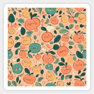 Happy Go Lucky Peaches Sticker